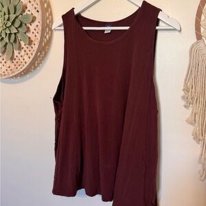 Old Navy Dark Red Tank Top
